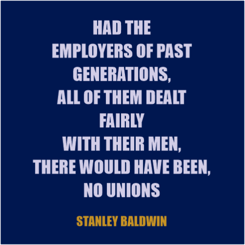 Wise Quote about labour union